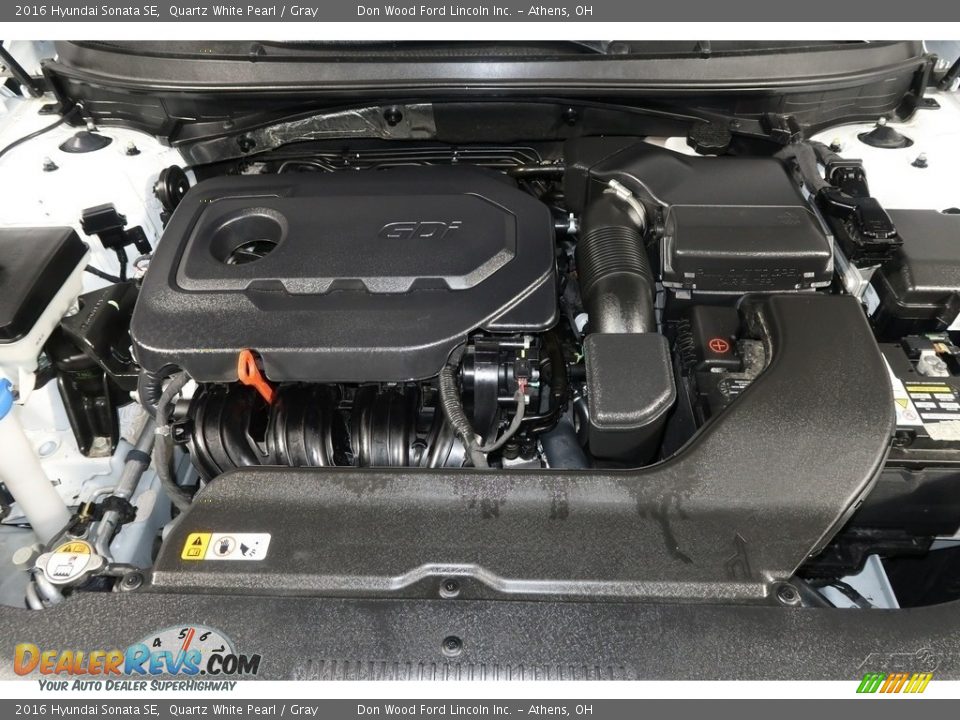 2016 Hyundai Sonata SE Quartz White Pearl / Gray Photo #24
