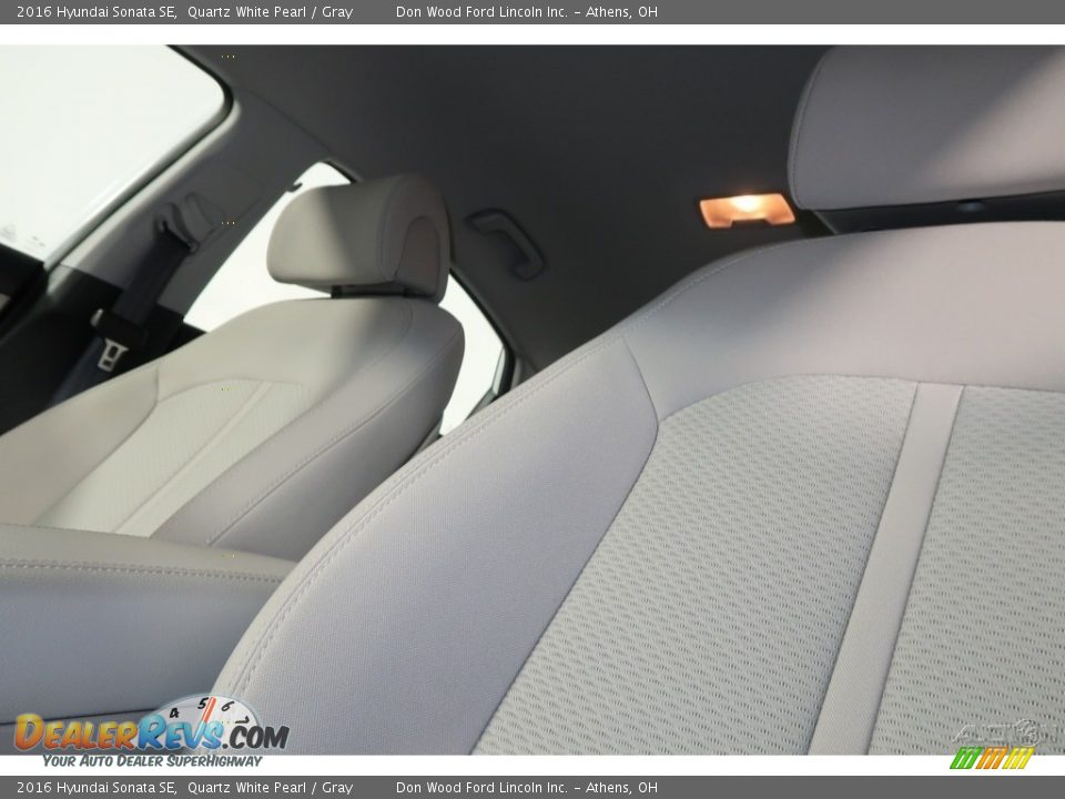 2016 Hyundai Sonata SE Quartz White Pearl / Gray Photo #35