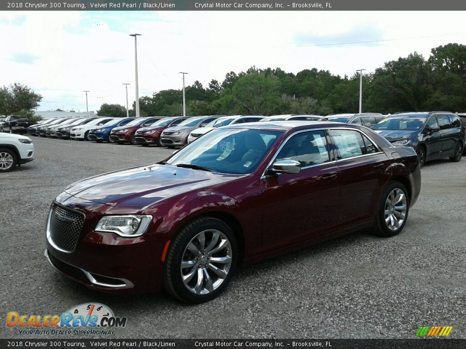 2018 Chrysler 300 Touring Velvet Red Pearl / Black/Linen Photo #1