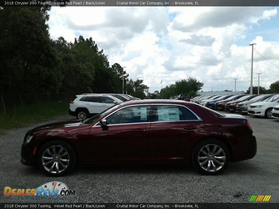 2018 Chrysler 300 Touring Velvet Red Pearl / Black/Linen Photo #2