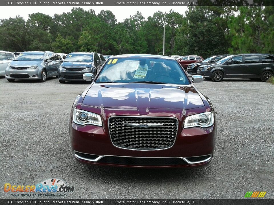 2018 Chrysler 300 Touring Velvet Red Pearl / Black/Linen Photo #8