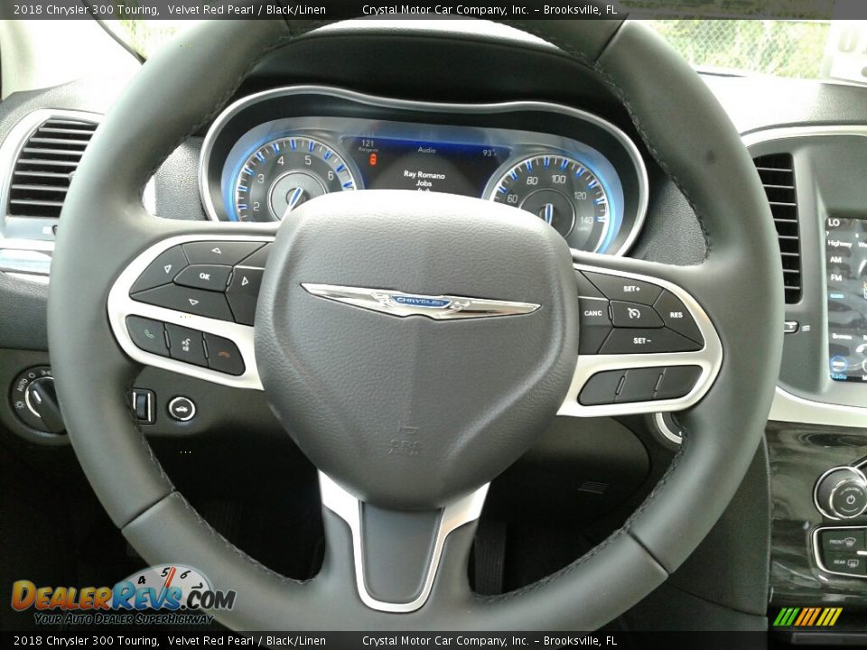 2018 Chrysler 300 Touring Velvet Red Pearl / Black/Linen Photo #14