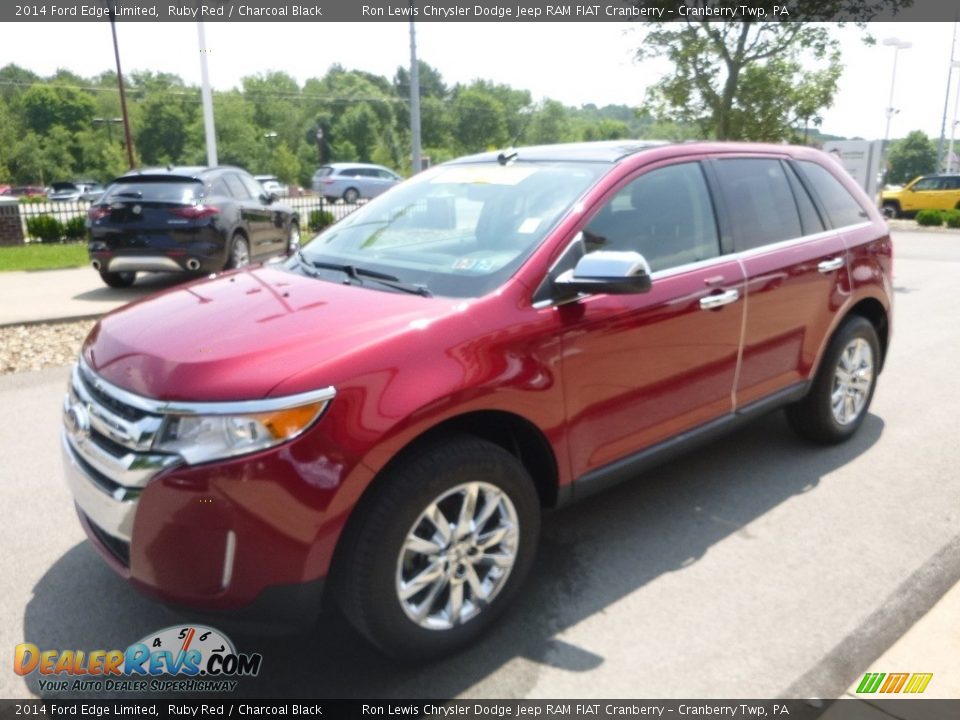 2014 Ford Edge Limited Ruby Red / Charcoal Black Photo #5