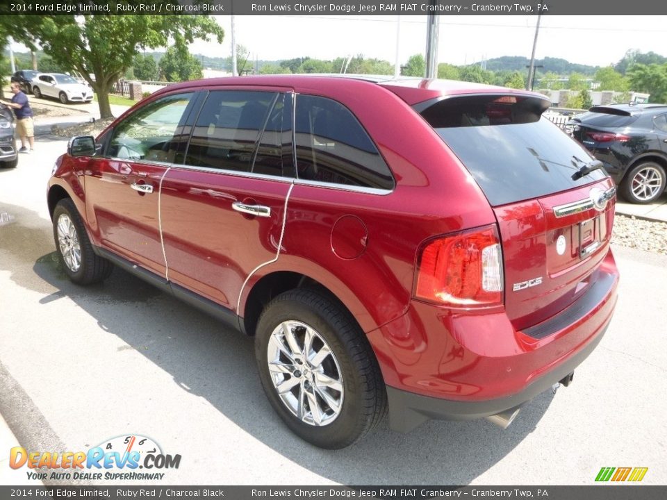 2014 Ford Edge Limited Ruby Red / Charcoal Black Photo #7