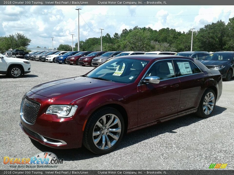 2018 Chrysler 300 Touring Velvet Red Pearl / Black/Linen Photo #1