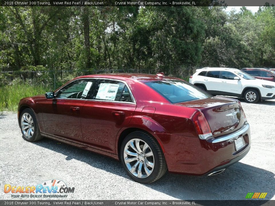 2018 Chrysler 300 Touring Velvet Red Pearl / Black/Linen Photo #3