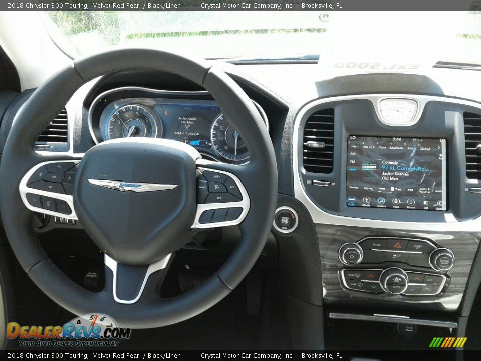 2018 Chrysler 300 Touring Velvet Red Pearl / Black/Linen Photo #13
