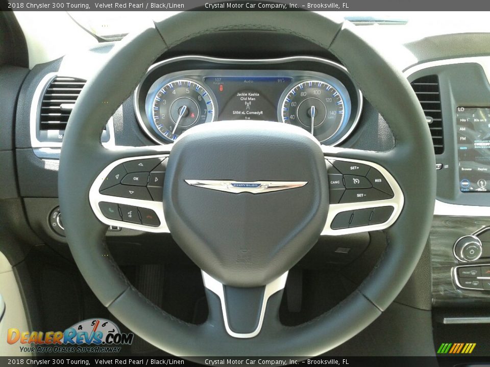 2018 Chrysler 300 Touring Velvet Red Pearl / Black/Linen Photo #14