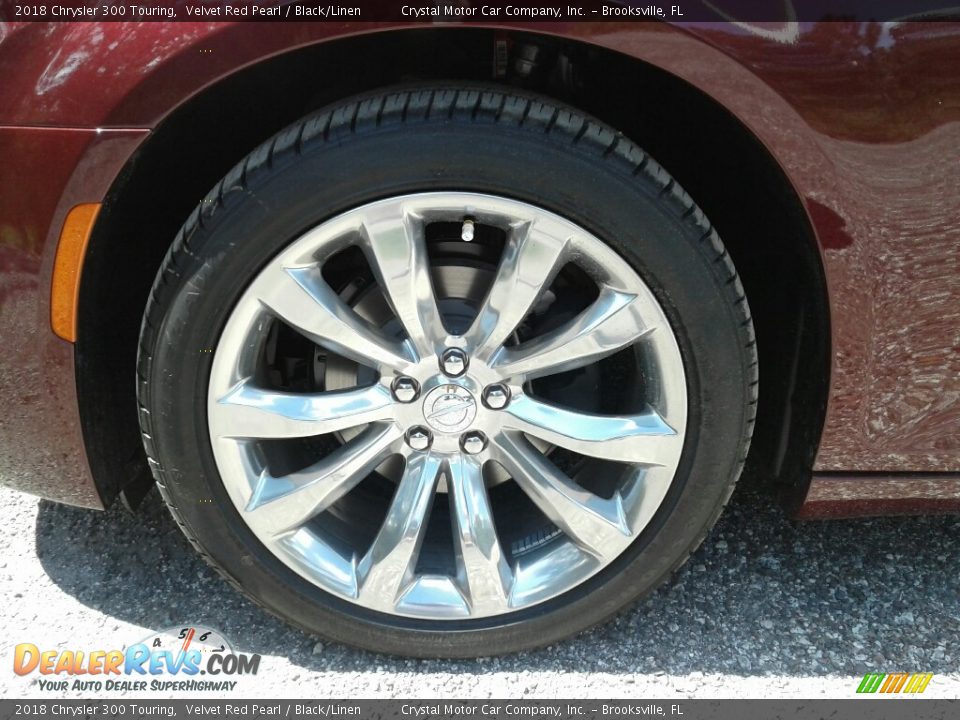 2018 Chrysler 300 Touring Velvet Red Pearl / Black/Linen Photo #20