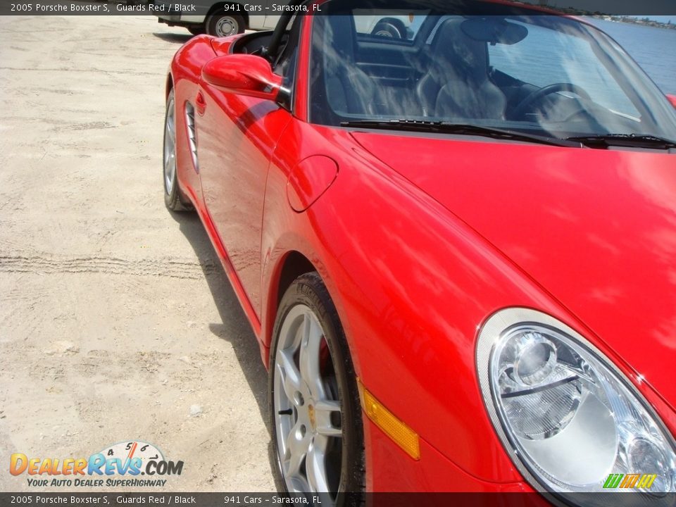 2005 Porsche Boxster S Guards Red / Black Photo #9