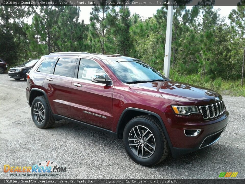 2018 Jeep Grand Cherokee Limited Velvet Red Pearl / Black Photo #7