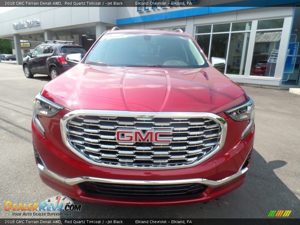 2018 GMC Terrain Denali AWD Red Quartz Tintcoat / ­Jet Black Photo #2