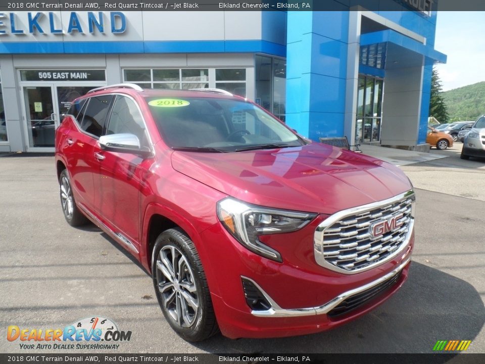 2018 GMC Terrain Denali AWD Red Quartz Tintcoat / ­Jet Black Photo #3