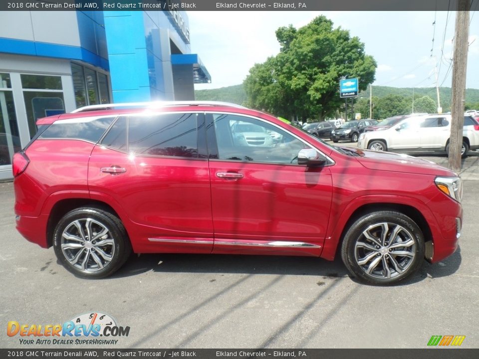 2018 GMC Terrain Denali AWD Red Quartz Tintcoat / ­Jet Black Photo #4
