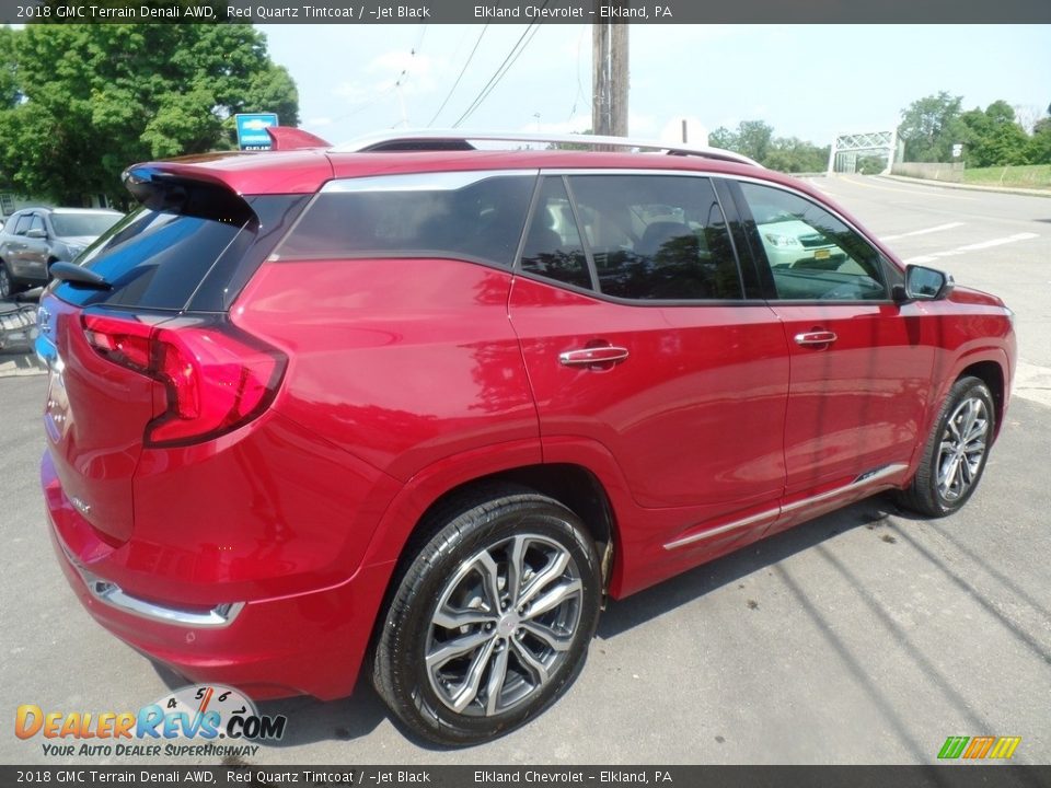 2018 GMC Terrain Denali AWD Red Quartz Tintcoat / ­Jet Black Photo #5