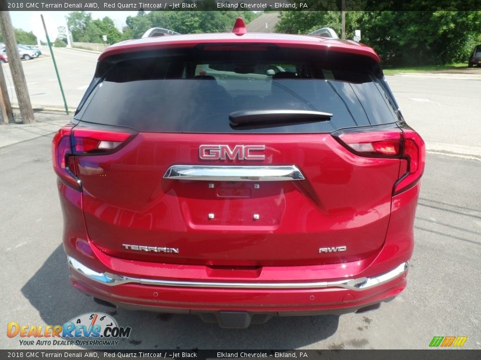 2018 GMC Terrain Denali AWD Red Quartz Tintcoat / ­Jet Black Photo #6