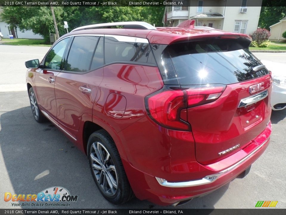 2018 GMC Terrain Denali AWD Red Quartz Tintcoat / ­Jet Black Photo #7