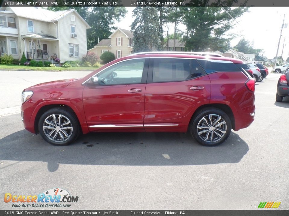 2018 GMC Terrain Denali AWD Red Quartz Tintcoat / ­Jet Black Photo #8