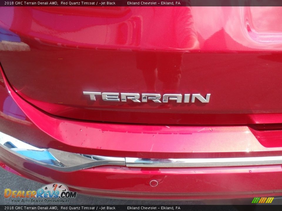 2018 GMC Terrain Denali AWD Red Quartz Tintcoat / ­Jet Black Photo #10