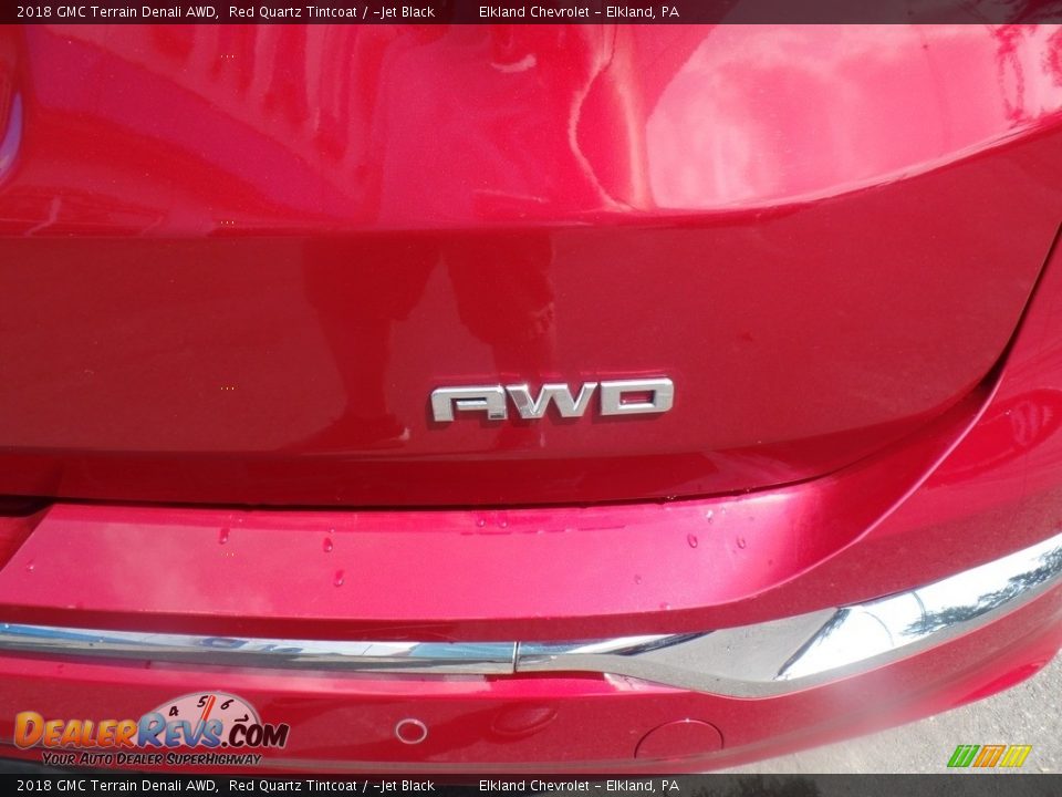 2018 GMC Terrain Denali AWD Red Quartz Tintcoat / ­Jet Black Photo #11