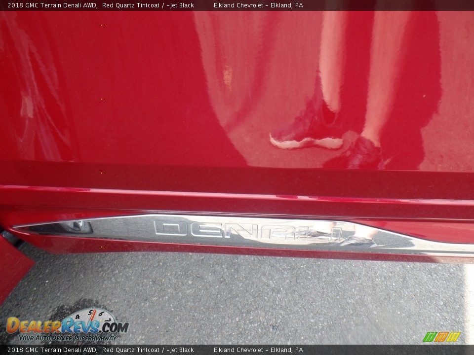 2018 GMC Terrain Denali AWD Red Quartz Tintcoat / ­Jet Black Photo #12