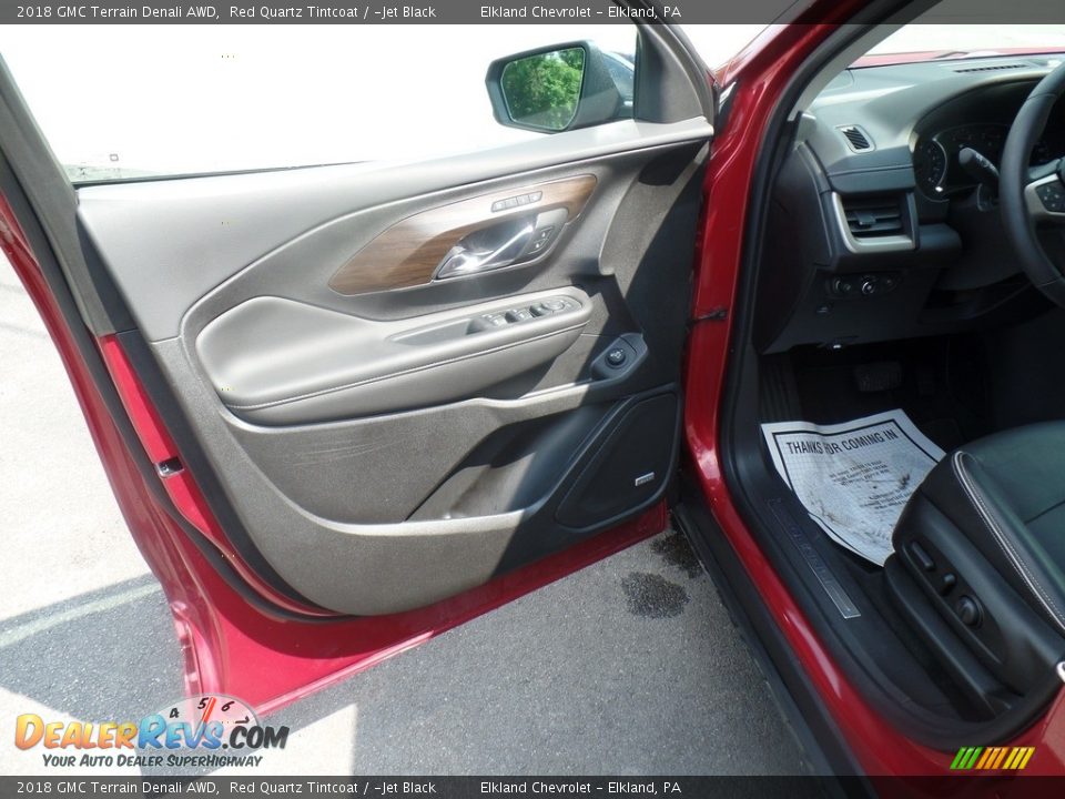 2018 GMC Terrain Denali AWD Red Quartz Tintcoat / ­Jet Black Photo #13