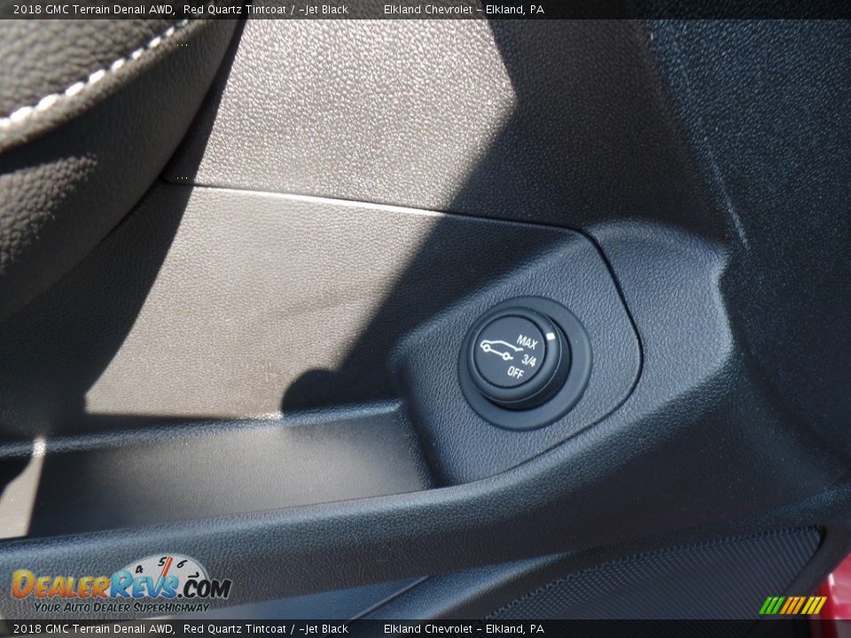 2018 GMC Terrain Denali AWD Red Quartz Tintcoat / ­Jet Black Photo #16