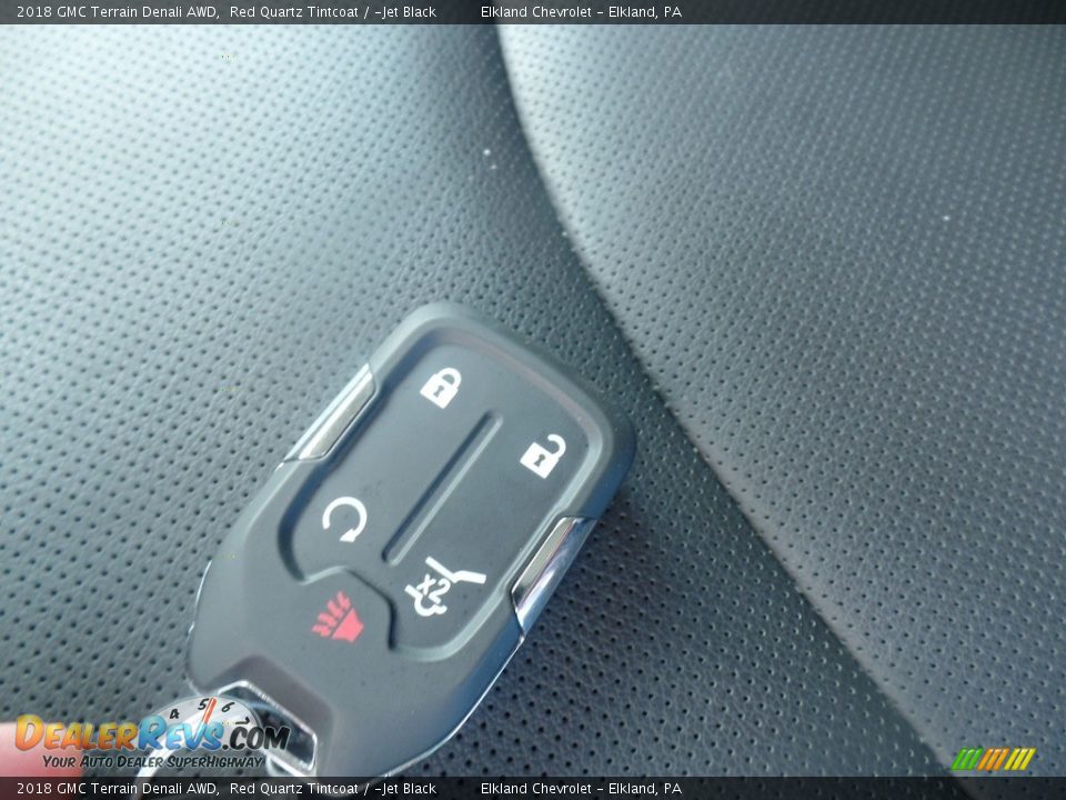 2018 GMC Terrain Denali AWD Red Quartz Tintcoat / ­Jet Black Photo #19