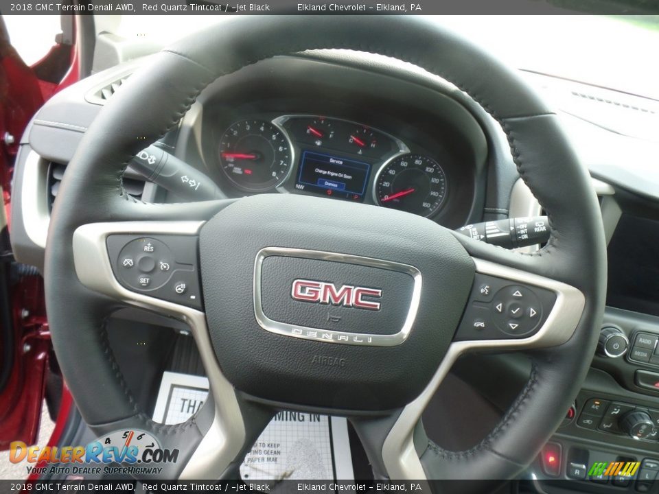 2018 GMC Terrain Denali AWD Red Quartz Tintcoat / ­Jet Black Photo #22