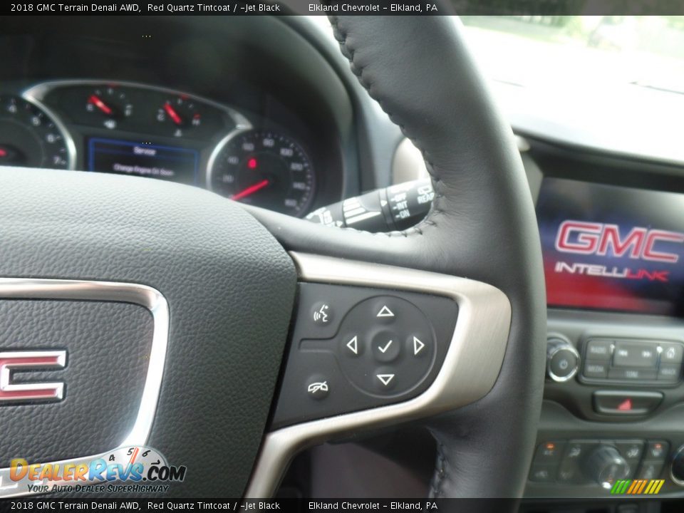 2018 GMC Terrain Denali AWD Red Quartz Tintcoat / ­Jet Black Photo #23
