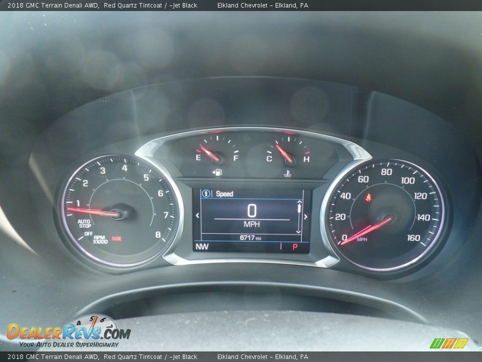 2018 GMC Terrain Denali AWD Red Quartz Tintcoat / ­Jet Black Photo #26