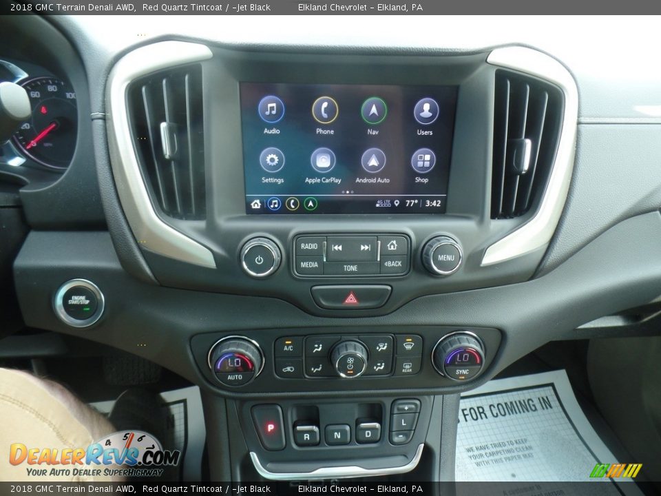 2018 GMC Terrain Denali AWD Red Quartz Tintcoat / ­Jet Black Photo #27