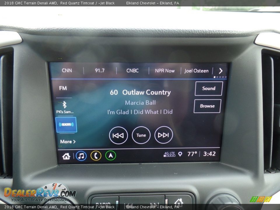 2018 GMC Terrain Denali AWD Red Quartz Tintcoat / ­Jet Black Photo #29