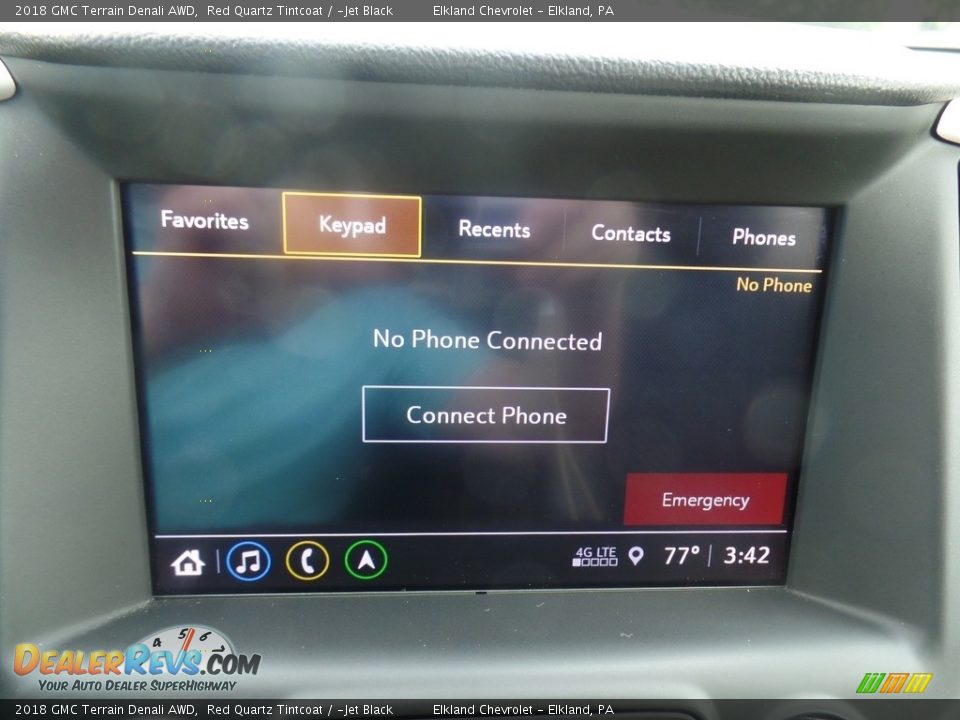 2018 GMC Terrain Denali AWD Red Quartz Tintcoat / ­Jet Black Photo #30