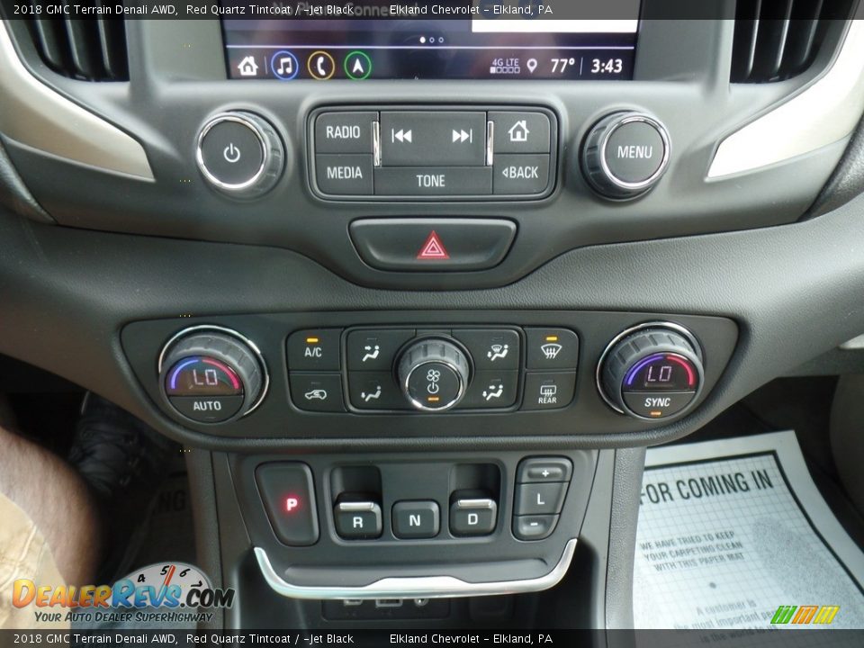 2018 GMC Terrain Denali AWD Red Quartz Tintcoat / ­Jet Black Photo #34