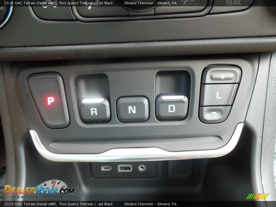 2018 GMC Terrain Denali AWD Red Quartz Tintcoat / ­Jet Black Photo #35