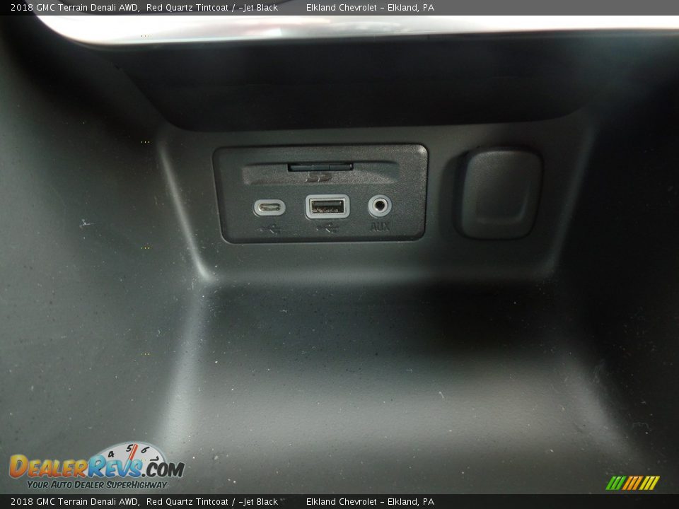2018 GMC Terrain Denali AWD Red Quartz Tintcoat / ­Jet Black Photo #36