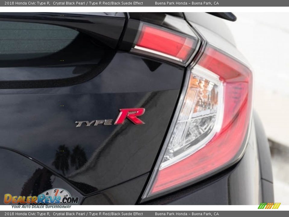 2018 Honda Civic Type R Crystal Black Pearl / Type R Red/Black Suede Effect Photo #4