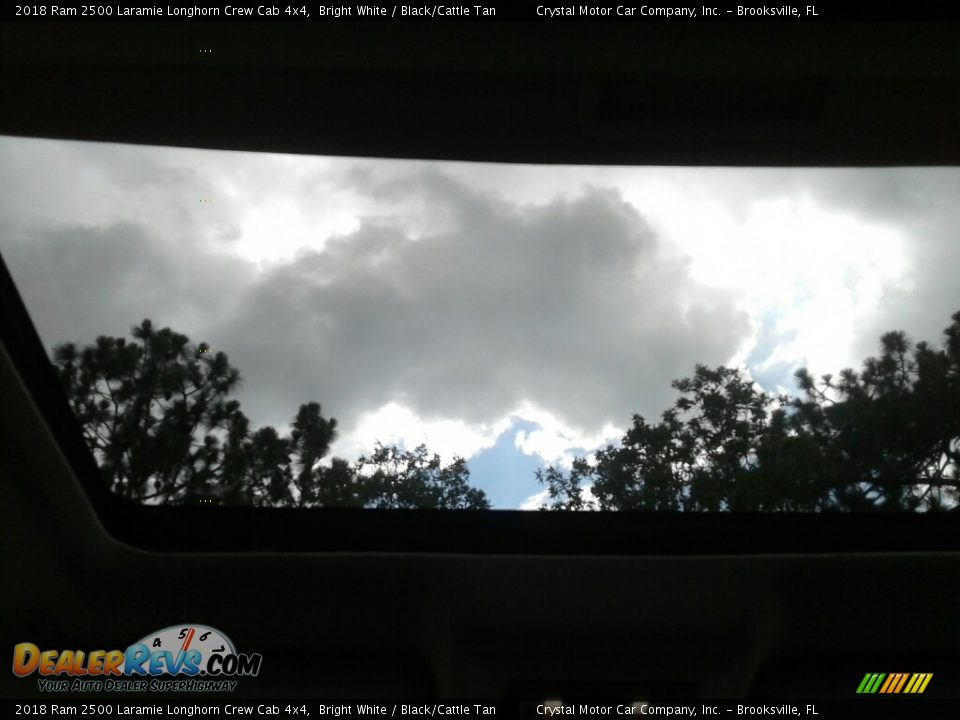 2018 Ram 2500 Laramie Longhorn Crew Cab 4x4 Bright White / Black/Cattle Tan Photo #17