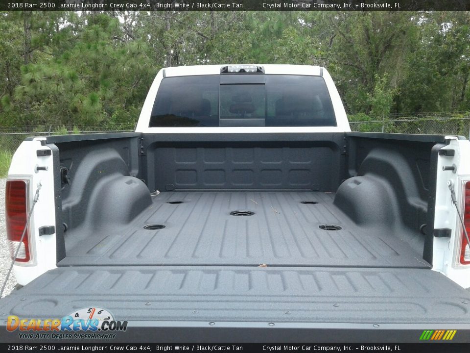 2018 Ram 2500 Laramie Longhorn Crew Cab 4x4 Bright White / Black/Cattle Tan Photo #20