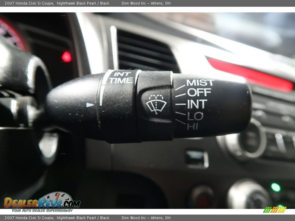 2007 Honda Civic Si Coupe Nighthawk Black Pearl / Black Photo #29