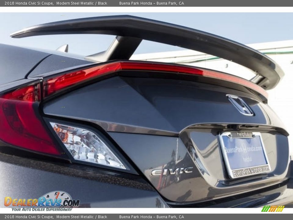 2018 Honda Civic Si Coupe Modern Steel Metallic / Black Photo #3