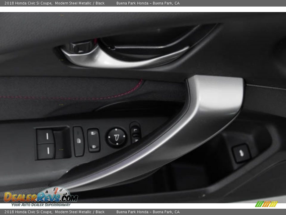 2018 Honda Civic Si Coupe Modern Steel Metallic / Black Photo #24