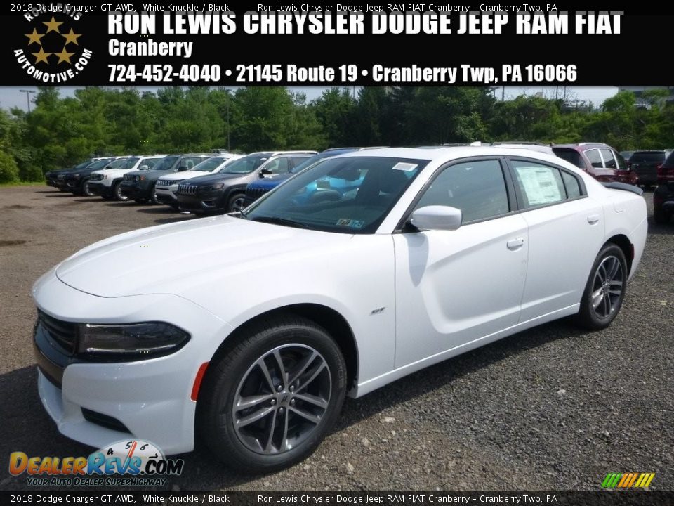 2018 Dodge Charger GT AWD White Knuckle / Black Photo #1