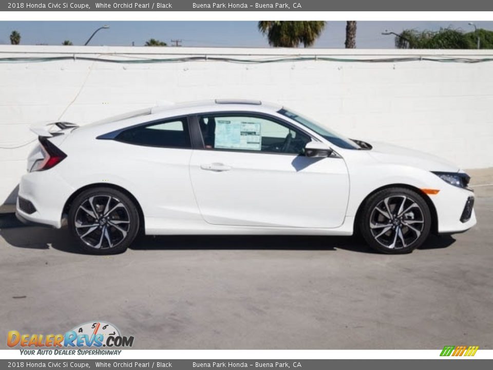 2018 Honda Civic Si Coupe White Orchid Pearl / Black Photo #5