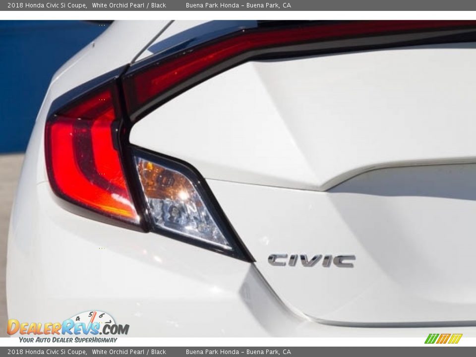 2018 Honda Civic Si Coupe White Orchid Pearl / Black Photo #7