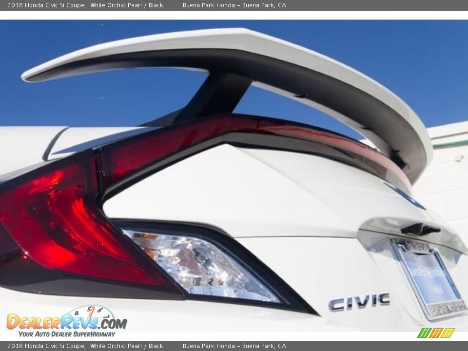 2018 Honda Civic Si Coupe White Orchid Pearl / Black Photo #10