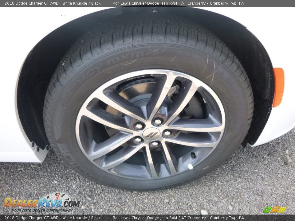 2018 Dodge Charger GT AWD White Knuckle / Black Photo #8