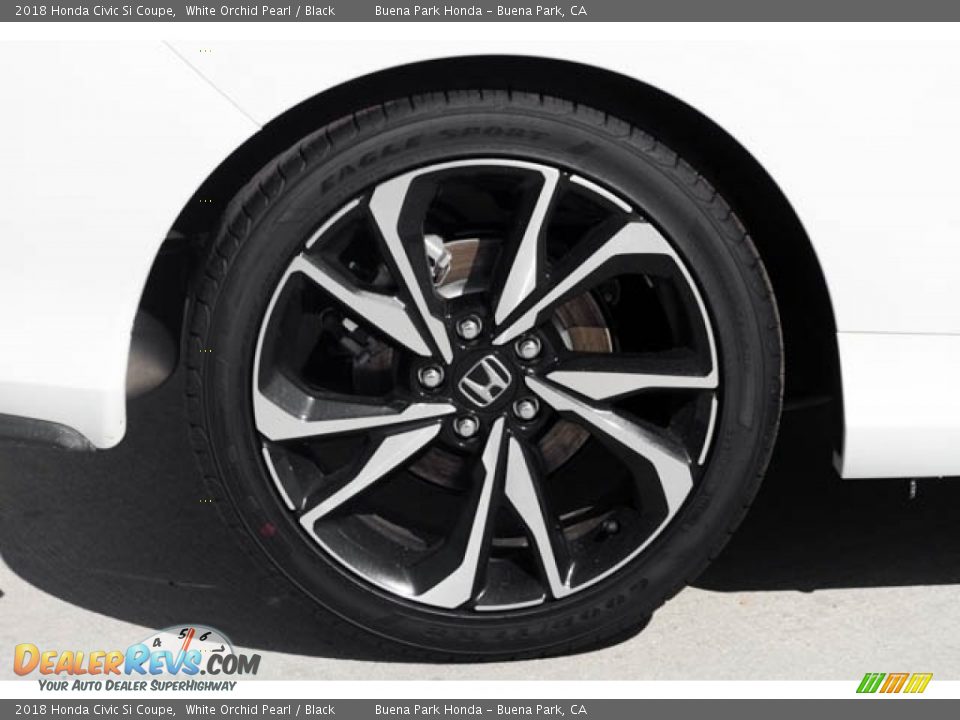2018 Honda Civic Si Coupe White Orchid Pearl / Black Photo #13