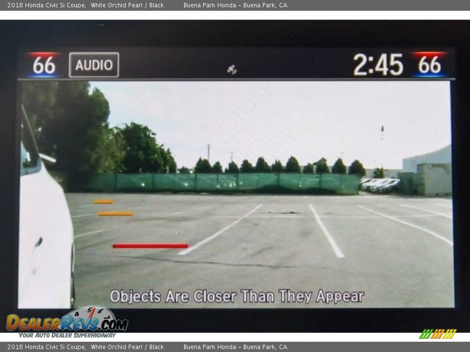 2018 Honda Civic Si Coupe White Orchid Pearl / Black Photo #17